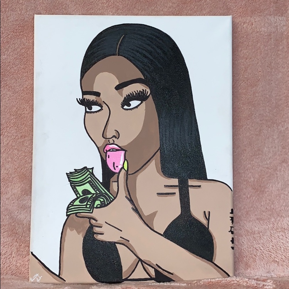 Nicki Minaj painting
